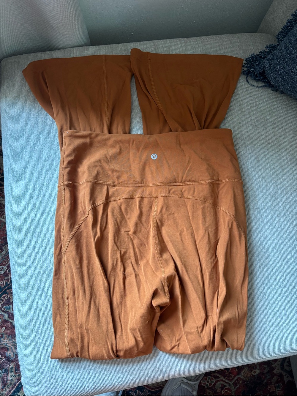lululemon athletica High-Rise Flare Leggings in Burnt Orange
